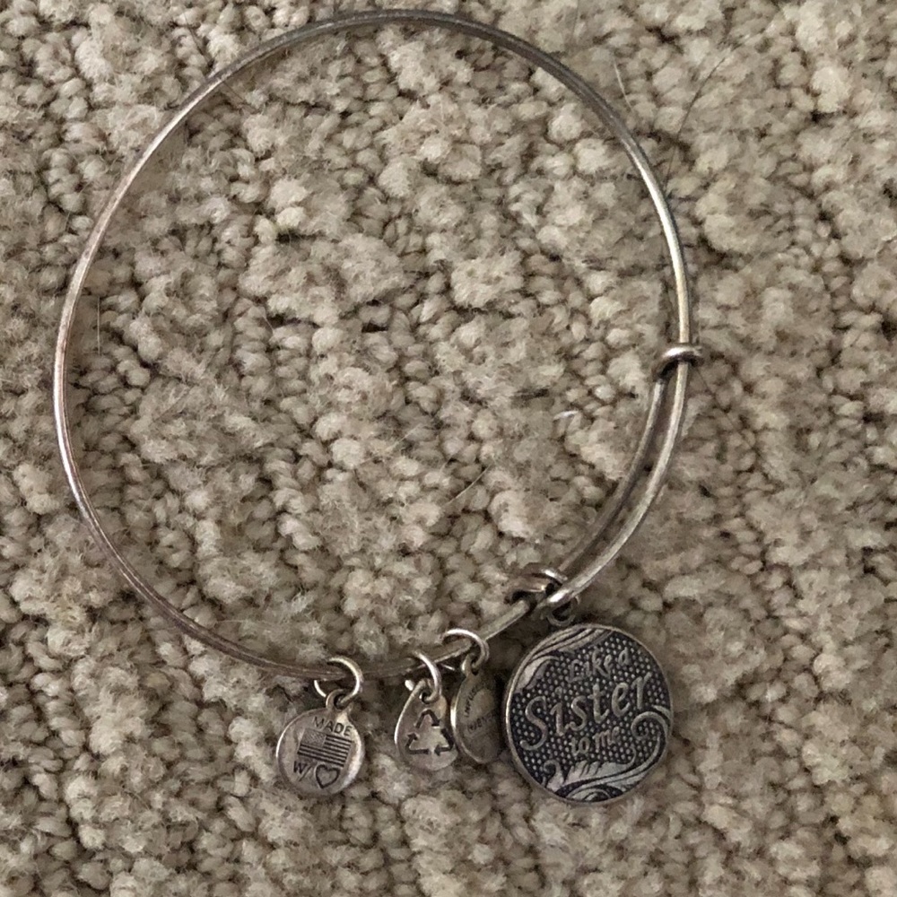 Sister Alex and Ani silver bracelet